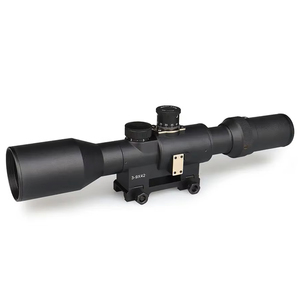 Ống ngắm quang học SV-D 3-9x42 FFP với đế gắn & khung ngắm, lưới ngắm bằng kính, đèn đỏ, chống sốc & chống nước - Product Image 1