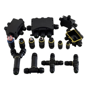 Khối nối dây nhanh hình chữ T chống nước IP68, cỡ M16, M20, M25, cáp khác nhau từ 5 đến 14mm, chất liệu PA66, dùng cho hệ thống chiếu sáng - Product Image 2