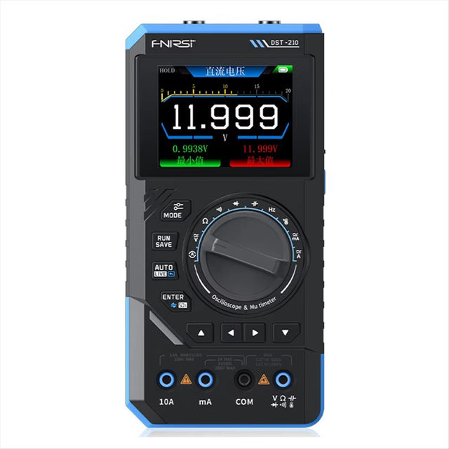 FNIRSI DST-210, 3 in 1 Electronic Repair Detection Tool, 19999 Counts, Multimeter 10MHz Bandwidth Oscilloscope Signal Generator