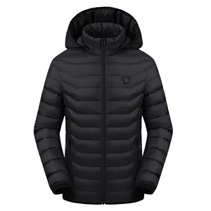 Grosir jaket Fashion pemanasan cepat hitam pakaian kerja hangat