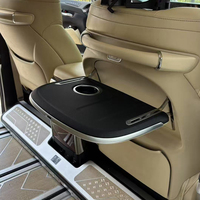 Mesa Plegable para Asiento Trasero de Coche, de Aleación Inteligente, para Toyota Alphard Serie 30, Bandeja para Portátil, Escritorio VIP para Viajes de Negocios