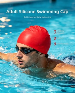JW-YY102 Vente en gros fabricant <span class=keywords><strong>Bonnet</strong></span> <span class=keywords><strong>de</strong></span> <span class=keywords><strong>bain</strong></span> en silicone imperméable couleur unie 55g pour adulte, <span class=keywords><strong>bonnet</strong></span> <span class=keywords><strong>de</strong></span> plongée 50g - Product Image 5