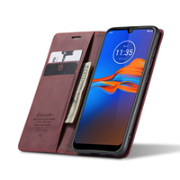 CaseMe-funda con tapa para Motorola E6 Plus E4 Plus Z2 Force, funda magnética con soporte para Sony XZ2-Compact XP XZ, BILLETERA, funda de TPU
