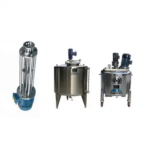 Multi Function 50 200 300 500 800 Liter 1000 L 1500L 2500L 3000L Gallon Hand Sanitizer Lotion Mixing Tank With Paddles Agitator