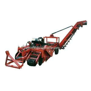 Tractor-tracted large combined potato harvester/patata harvesting machine for sale