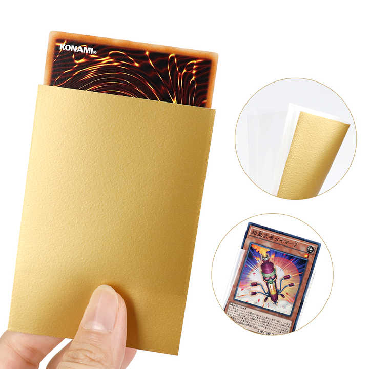 62x89 card sleeves Deck Guard - Small - Elite2 - Glossy These durable Superior Golden Back Matte Card
