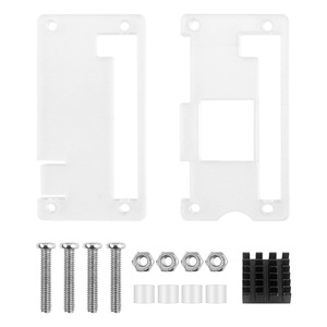 Boîtier transparent Raspberry Pi Zero 0 W 2W avec connecteur à broches, tournevis, refroidissement passif, boîtier Raspberry Pi - Product Image 4