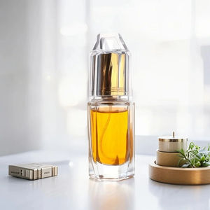 Venta al por mayor de fábrica Deluxe 30ml 50ml 80ml Botella de perfume de vidrio cilíndrica vacía reciclable con rociador de niebla fina - Product Image 6