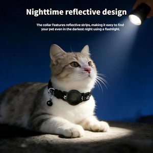 Collar GPS para Mascotas, Rastreador para Gatos, Negro, Impermeable, Bluetooth, Rastreo en Tiempo Real, Compatible con Android, Compatible con Google Find My, Sin Cuota Mensual - Product Image 4