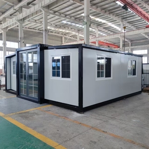 Casa Contenedor Prefabricada de Acero con Paneles Sándwich, Expandible, Moderna y Móvil, de 20 Pies, con 2-5 Dormitorios y Garantía de Más de 5 Años - Product Image 1