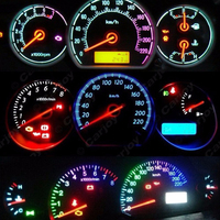 Ampoule LED B8.4 pour tableau de bord de voiture, panneau d'instruments B8.4D, lampe indicatrice DC 12V, lumière de véhicule, blanc, bleu, vert, rouge