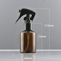 Flacon pulvérisateur de voyage de 50 ml, flacon vide avec pompe manuelle, tête de pulvérisation pour toner, parfum, sérigraphie, finition mate, soins personnels