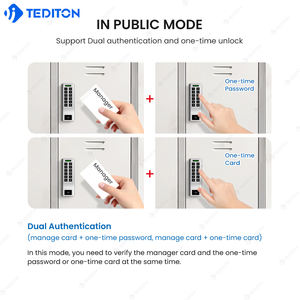 Tarjeta Rfid Tediton Precio al por mayor Cerradura de combinación de cajón Cerradura de casillero automática Cerradura de combinación para gabinete - Product Image 3