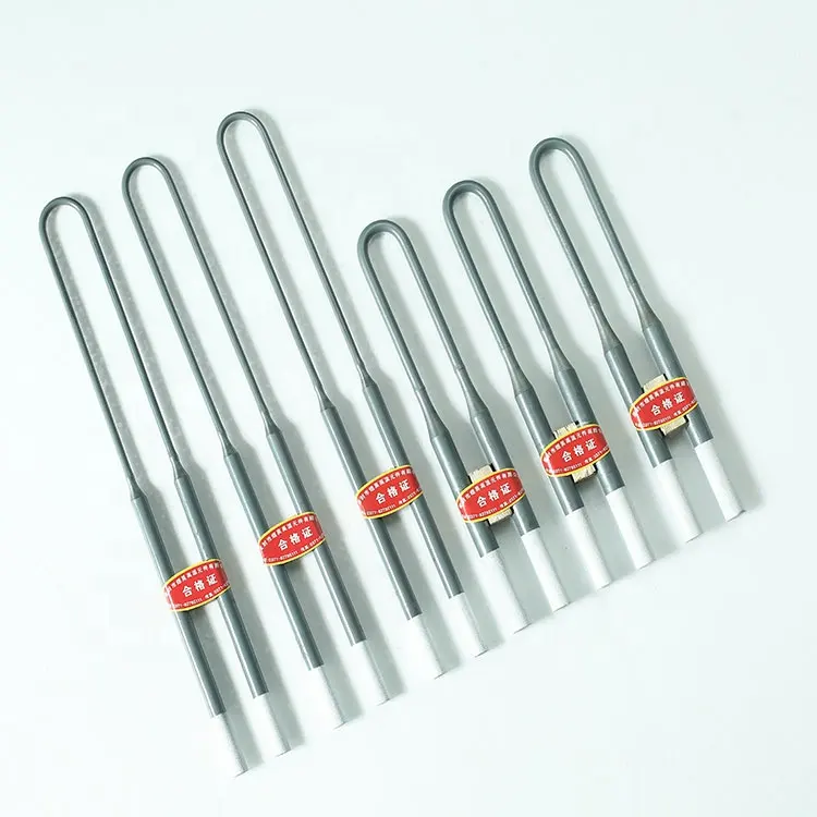 1800 Degree MoSi2 Heating Element Silicon Molybdenum Rod For Zirconia Sintering Furnace