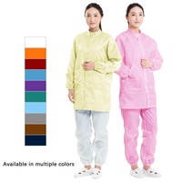 Uniformes pour les travailleurs des usines alimentaires, vêtements en polyester ESD, blouse de laboratoire, vêtements antistatiques, blouse de laboratoire ESD