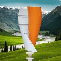 Turbine éolienne 400W 12V/24V, axe Vertical, tulipe, système d'énergie éolienne, générateur d'énergie Alternative