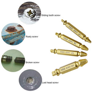 4/5/6 pezzo <span class=keywords><strong>Set</strong></span> di punte per estrattore a vite danneggiate tipo fai da te facile rimozione del bullone a vite rotto per utensili da demolizione - Product Image 6