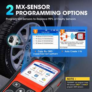 เครื่องมือโปรแกรมระบบตรวจสอบแรงดันลมยาง AUTEL TS508WF 315/433MHz MaxiTPMS WiFi สำหรับรถยนต์ รองรับการติดตั้ง  รีลาร์น แอคทิเวท ทุกเซ็นเซอร์ - Product Image 6