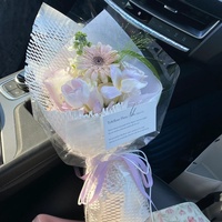 Papier d'emballage en maille nid d'abeille écologique, papier de fond creux pour bouquets floraux, emballage cadeau DIY, vente en gros pour fleuristes