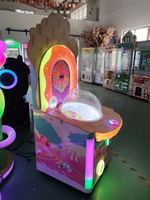 Hotselling sikke işletilen Mini popüler şeker otomat vinç lolipop oyunu çocuklar atari makinesi mutlu pençe makinesi