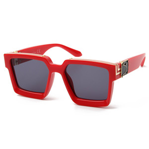 แว่นกันแดดแฟชั่นทรงสี่เหลี่ยมสไตล์วินเทจย้อนยุคคลาสสิกของ Evanston - Product Image 4