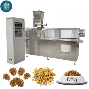 Línea de Procesamiento Automático de Alimentos para Mascotas, Máquina Extrusora para Hacer Pellets de Alimento para Perros - Product Image 1