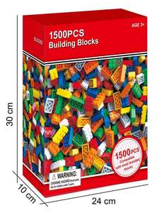 Plastic Klassieke Bouwstenen Set 500/1000 Stukken Milieuvriendelijk Abs Plastic Diy Speelgoed Moderne Gebouwen Thema Leeftijden <span class=keywords><strong>5</strong></span>-7 - Product Image 3