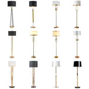 Lampe sur pied moderne en laiton doré pour intérieur, LED, décoration maison, fer forgé, promotion exceptionnelle - Product Image 6