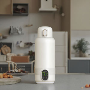 Bouilloire isotherme portable <span class=keywords><strong>rechargeable</strong></span> de 500 ml, chauffage rapide, sans fil, alimentée par <span class=keywords><strong>USB</strong></span>, tasse <span class=keywords><strong>thermos</strong></span>, directement de l'usine - Product Image 3