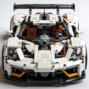 Juguete de Codificación Personalizado DIY, Supercoche Programable, Juego de Bloques de Construcción de Plástico para Educación STEM - Product Image 1