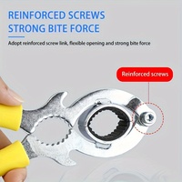 Outil de démontage de robinet domestique DIY, buse de sortie de robinet, filtre de robinet, mousseur de lavabo avec système de mesure métrique