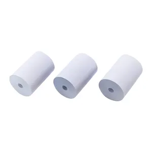 Rolo de papel térmico sem fio para caixa, rolo de papel térmico para caixa registradora, 57x40mm, branco único, 70gsm, cor gua