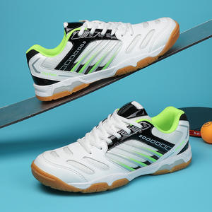 Automne hommes femmes doux respirant confortable Tennis de Table et Badminton chaussures antidérapant en caoutchouc intérieur avec doublure en maille - Product Image 6