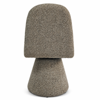 Chaise de salle à manger en tissu texturé DM Wholesale, sans accoudoirs, pour restaurant, hôtel et appartement