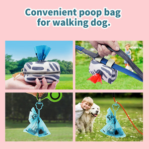 Sacs de caca biodégradables compostables et écologiques pour chiens chats et fécule de maïs pour animaux de compagnie avec étiquette personnalisée - Product Image 4