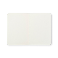 Cuaderno de cubierta suave de papel Kraft, cuaderno estándar y Flexible, personalizado, color blanco