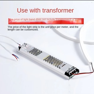 เชือกไฟนีออน LED ซิลิโคน10x10มม. หรี่แสงได้เต็มที่12V 24V ไฟนีออน LED 5เมตรต่อม้วนซิลิคอน - Product Image 3