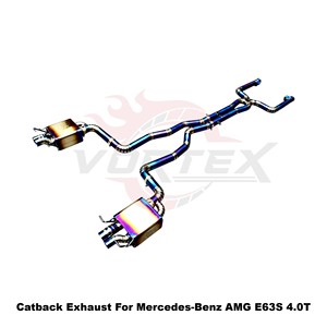 Conjunto de escape trasero Vortex Racing-Spec Gradient Ti para Mercedes-Benz AMG E63S 4.0T 2016-2024 Tuning - Product Image 2