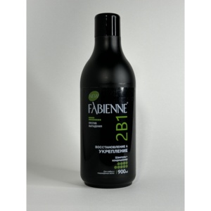 Fabienne 2-in-1 <b>Shampoo</b> 900 ml for Strength Cleansing <b>Volume</b> Density Lasting Color Restoration and Hair Strengthening - Product Image 2