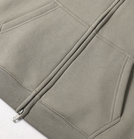 Sweat à capuche zippé personnalisé en molleton 350G, design personnalisé, vêtements de sport de haute qualité, sweat à capuche zippé unisexe surdimensionné