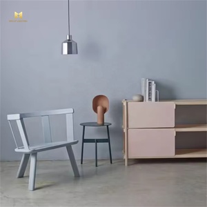 Lampe de table en résine LED blanche créative à prix réduit, blanc sable et brun au choix, lampes d'art pour la maison - Product Image 4