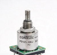 Potentiomètre industriel à fil bobiné et conducteur série 03 PD, transducteur angulaire à haute linéarité PD210 PD212 PD220 PD280 PD2310