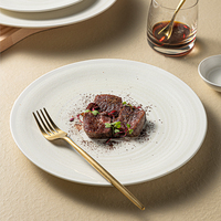 Ensemble de vaisselle écologique en porcelaine, vaisselle personnalisé de dubaï, vente en gros, restaurant, hôtel, rustique, portugais, en céramique