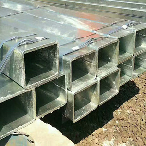 Tube carré galvanisé creux 6m 12m Tubes en acier galvanisé rectangulaires pour la construction - Product Image 1