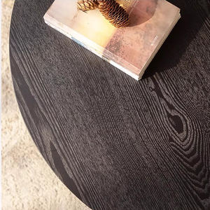 French Retro Wood Side <strong>Table</strong> American Black <strong>Small</strong> Coffee <strong>Table</strong> with High Bedside Shelf Antiqued <strong>Corner</strong> <strong>Table</strong> <strong>Hallway</strong> Use - Product Image 4