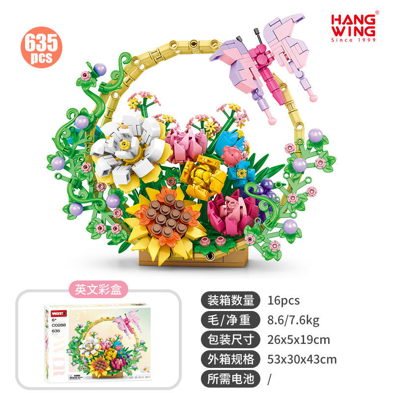 ตะกร้าดอกไม้กลางฤดูร้อน/รวมตะกร้าดอกไม้/635p