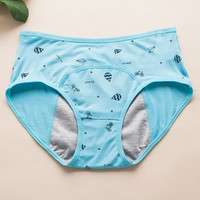 사랑스러운 만화 인쇄 월경 팬티 십대 소녀 누설 방지 생리 기간 속옷 딸 Culotte 월경
