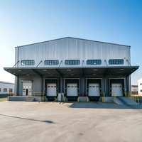 Bâtiment de parc logistique en acier à ossature rigide ignifuge pour centre de chaîne d'approvisionnement