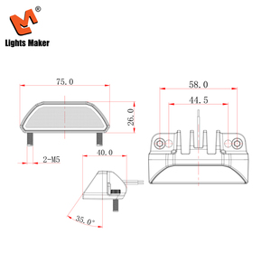 Faro da Lavoro <span class=keywords><strong>LED</strong></span> Mini da 3.0 Pollici 8W con Chip <span class=keywords><strong>OSRAM</strong></span>, Impermeabile IP67K, 700LM, Luce Diffusa, Lampada Ausiliaria per Camion e SUV LML-3276B - Product Image 3