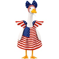 Nouvelle tenue d'ange transfrontalière pour oie de la fête de l'Indépendance, adorable costume d'oie de 23 pouces, style champêtre, pour 0-24 mois, décoration
